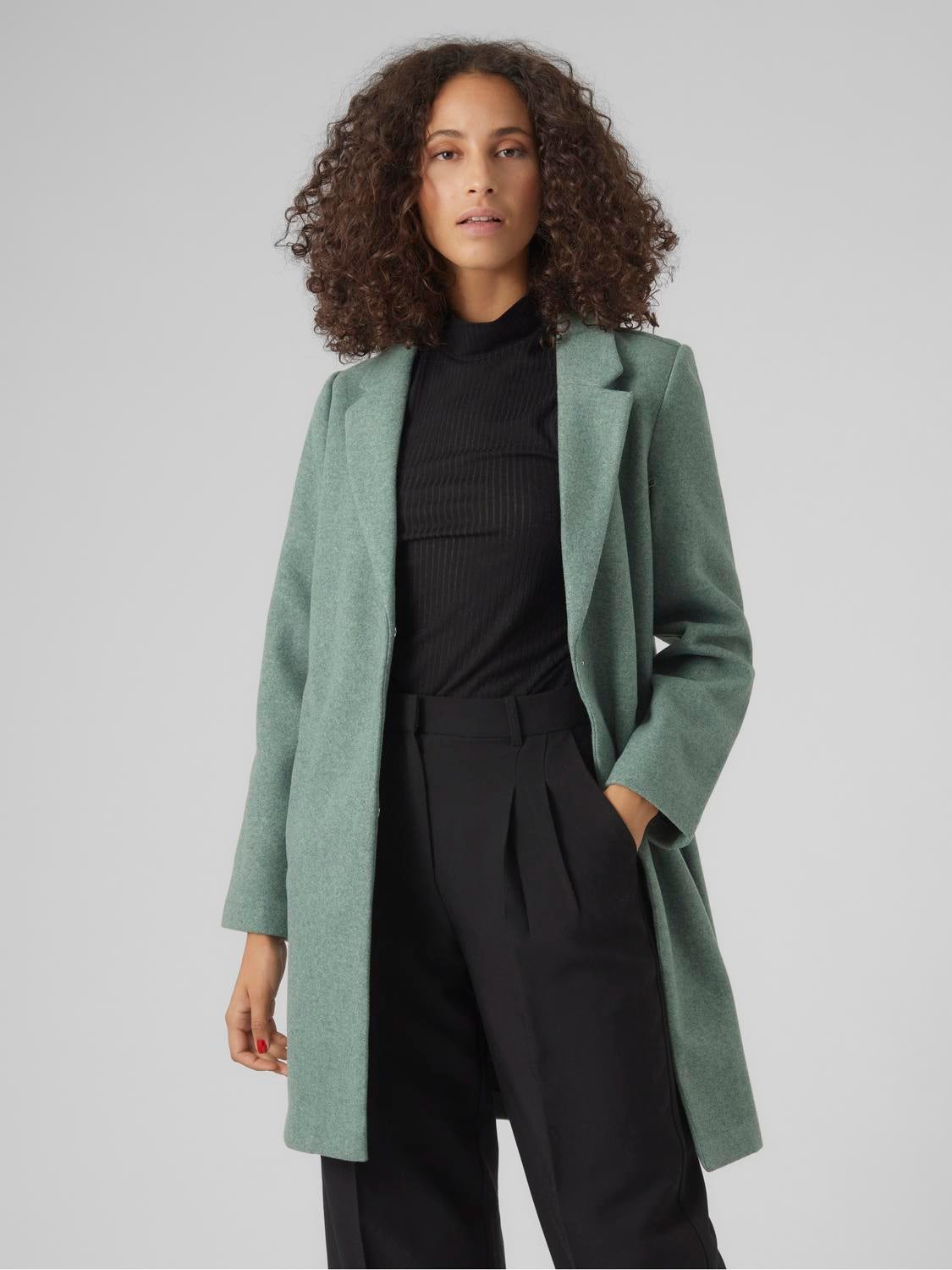 Vero moda deals green coat