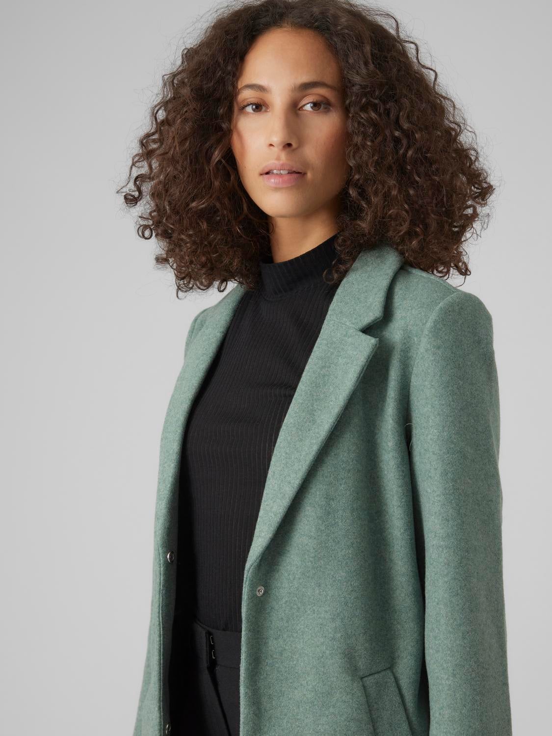 Vero moda green outlet coat