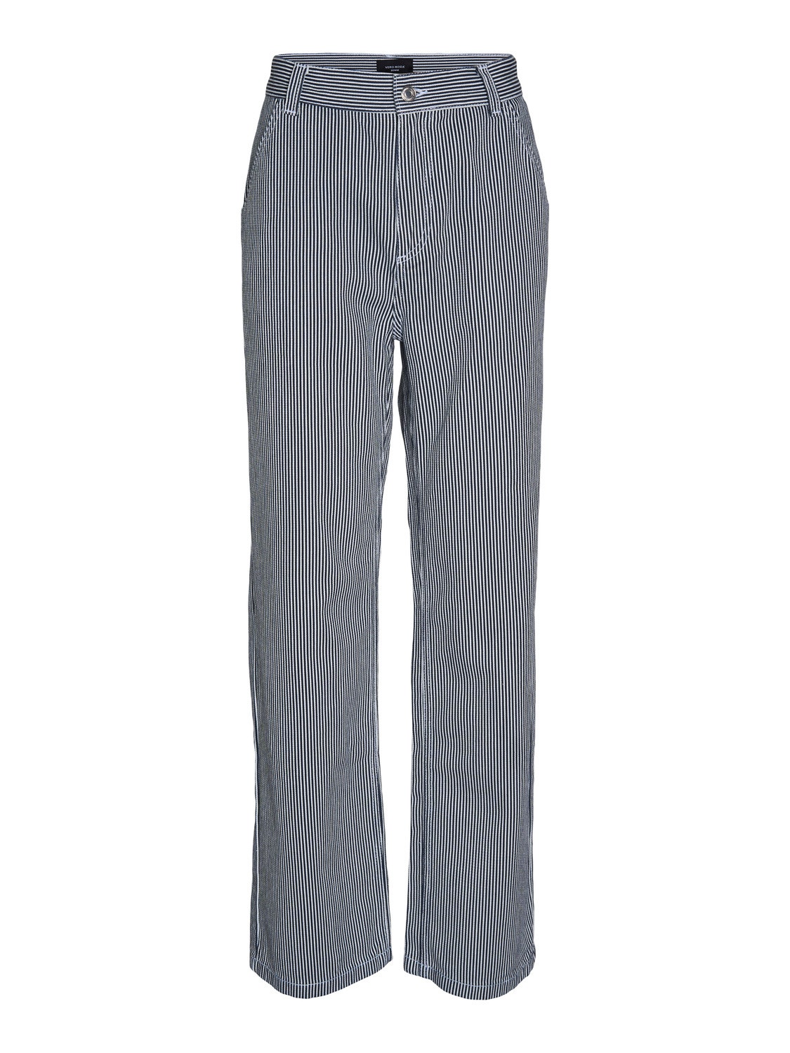 Vero Moda VMMARTHA Medelhög midja Lös passform Jeans -White - 10290052