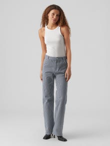 Vero Moda VMMARTHA Luźno dopasowane Jeans -White - 10290052