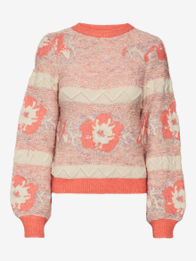 Vero Moda VMLILLI Pullover -Georgia Peach - 10290055