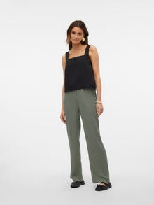 Vero Moda VMLINE Mid waist Trousers -Laurel Wreath - 10290058
