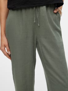 Vero Moda VMLINE Mid waist Trousers -Laurel Wreath - 10290058