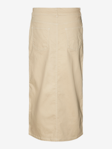 Vero Moda VMWILD Høj talje Lang nederdel -Irish Cream - 10290094