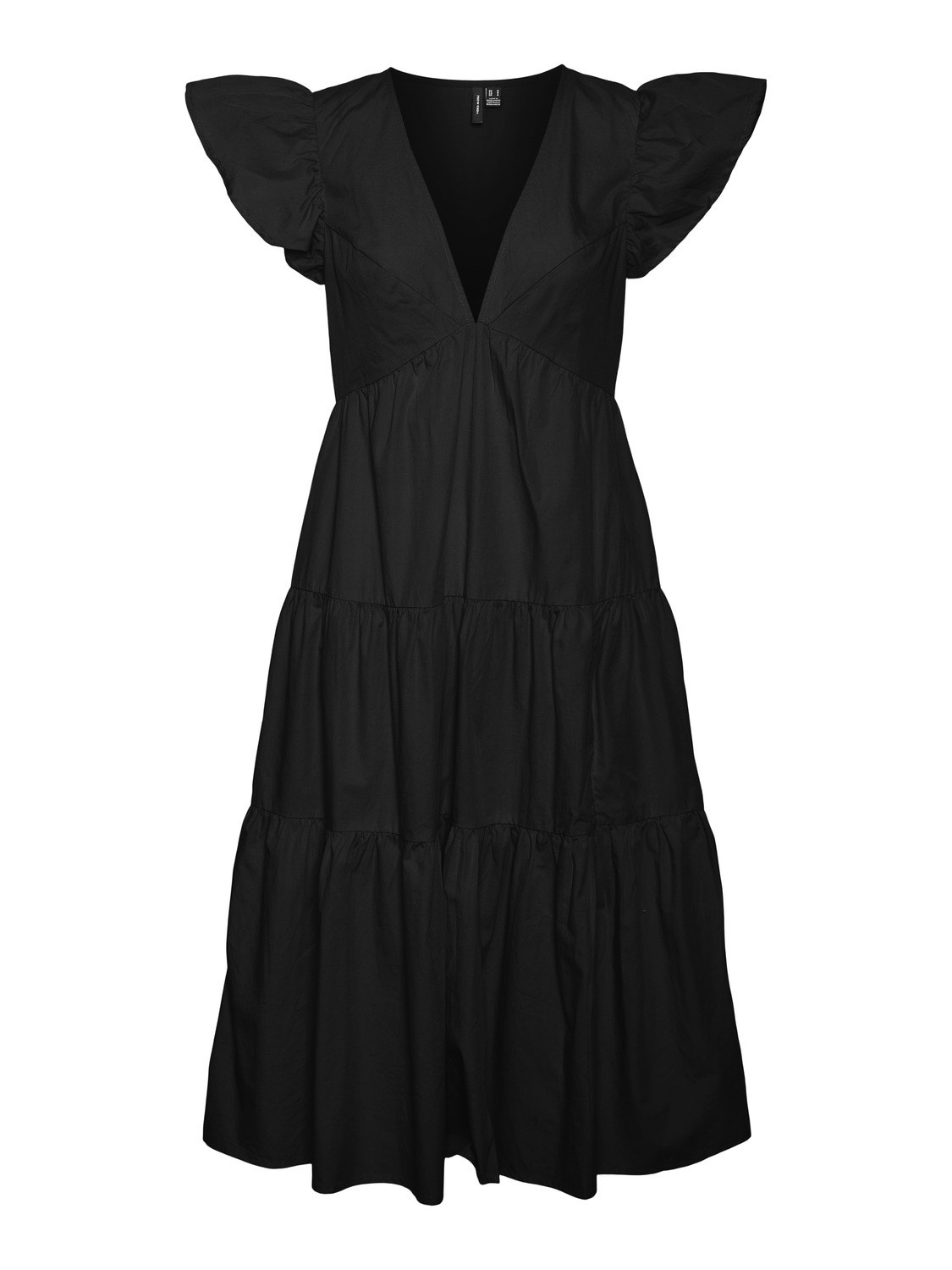 Vero Moda VMJARLOTTE Lang kjole -Black - 10290100