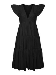 Vero Moda VMJARLOTTE Vestido largo -Black - 10290100