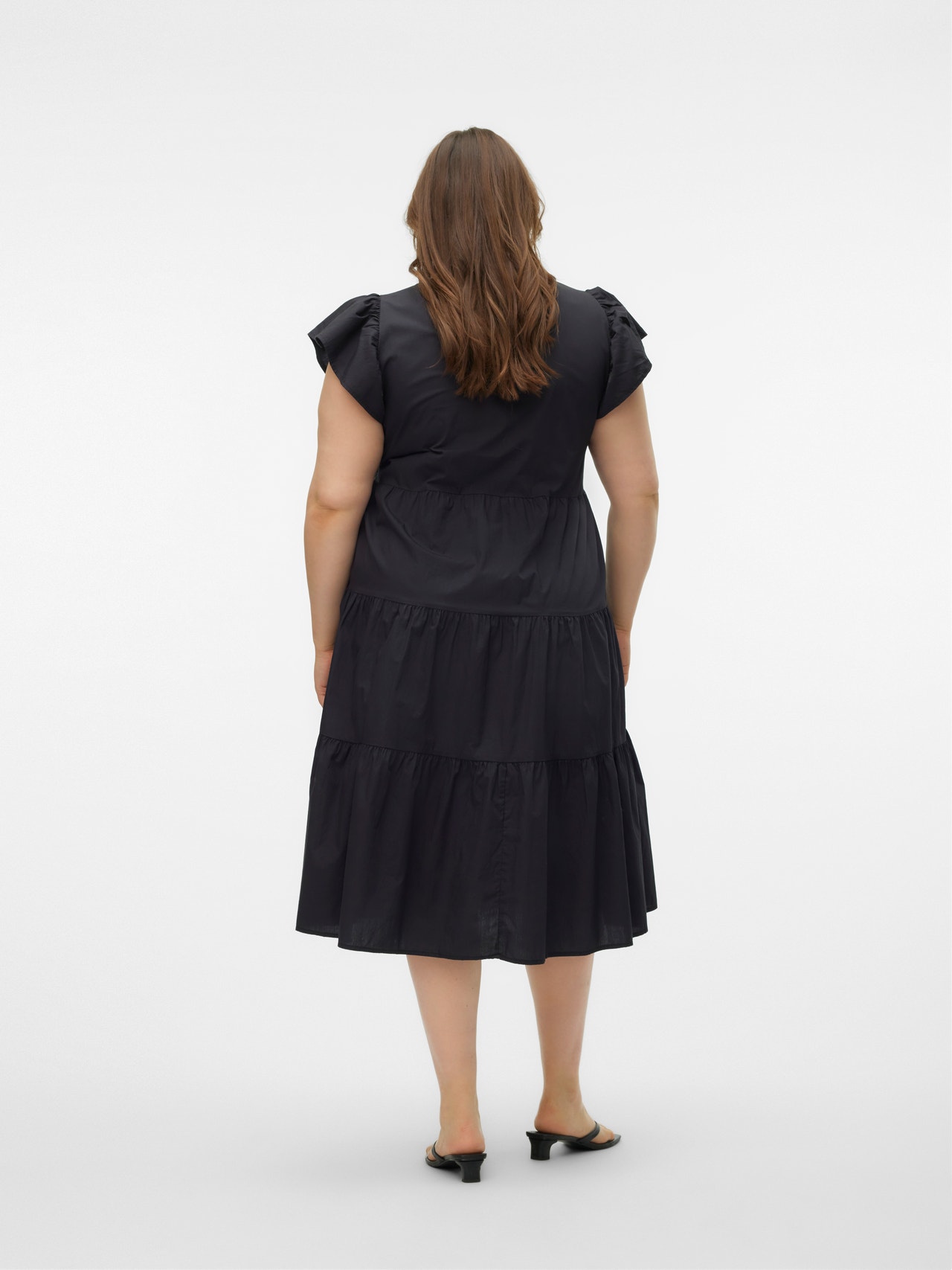 Vero Moda VMJARLOTTE Lång klänning -Black - 10290100