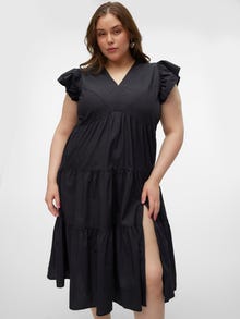 Vero Moda VMJARLOTTE Lange jurk -Black - 10290100