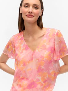 Vero Moda VMSMILLA Topp -Crystal Pink - 10290129