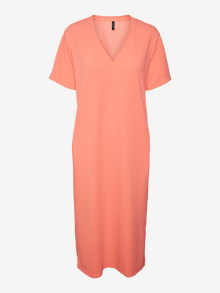 Vero Moda VMGABRIELLE Lang kjole -Georgia Peach - 10290160