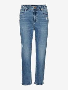Vero Moda VMLINDA Vita alta Mom Fit Jeans -Medium Blue Denim - 10290175