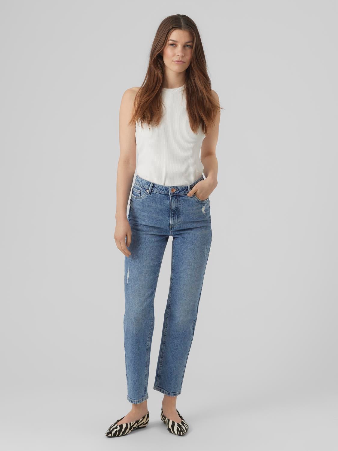 VMLINDA Hohe Taille Jeans