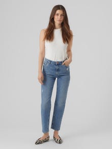 Vero Moda VMLINDA Vita alta Mom Fit Jeans -Medium Blue Denim - 10290175