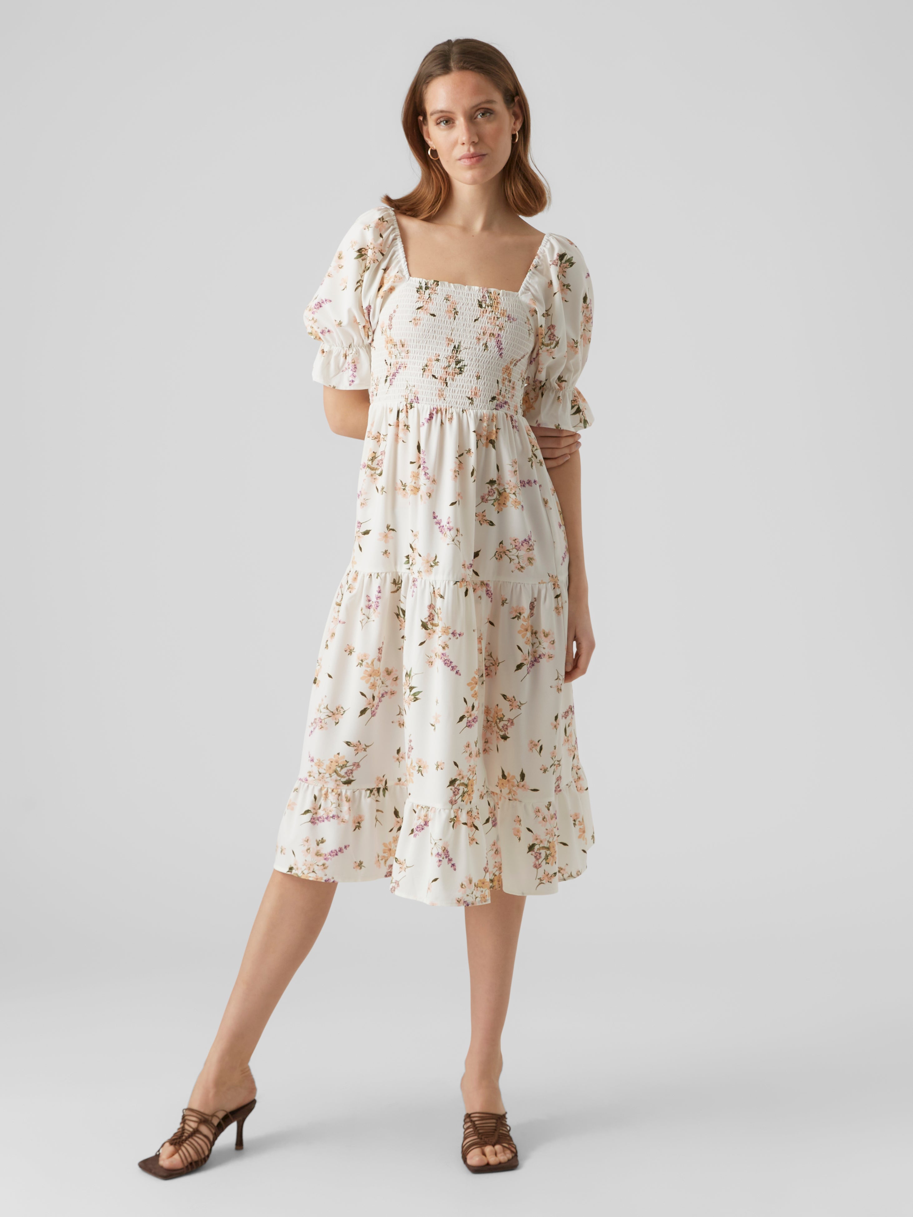 Long dress | White Clear | Vero Moda®