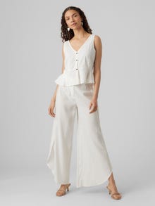 Vero Moda VMFIA Hohe Taille Hose -Snow White - 10290353