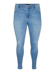 Vero Moda VMSOPHIA Hohe Taille Skinny Fit Jeans -Medium Blue Denim - 10290393