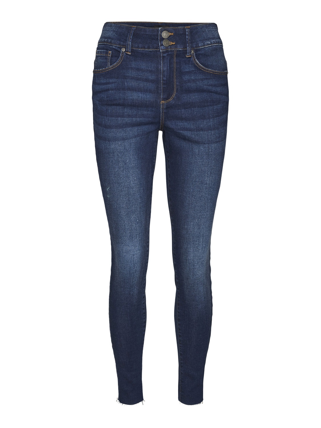 Vero Moda VMSOPHIA Krój skinny Jeans -Dark Blue Denim - 10290393