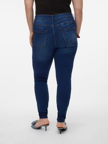 Vero Moda VMSOPHIA Høyt snitt Skinny Fit Jeans -Dark Blue Denim - 10290393