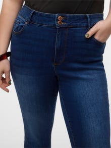 Vero Moda VMSOPHIA Hög midja Skinny Fit Jeans -Dark Blue Denim - 10290393