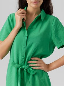 Vero Moda VMQUEENY Midikjole -Bright Green - 10290440
