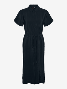 Vero Moda VMQUEENY Midi dress -Black - 10290440