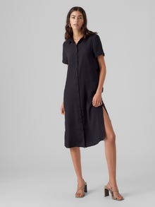 Vero Moda VMQUEENY Midi dress -Black - 10290440