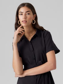 Vero Moda VMQUEENY Midi dress -Black - 10290440