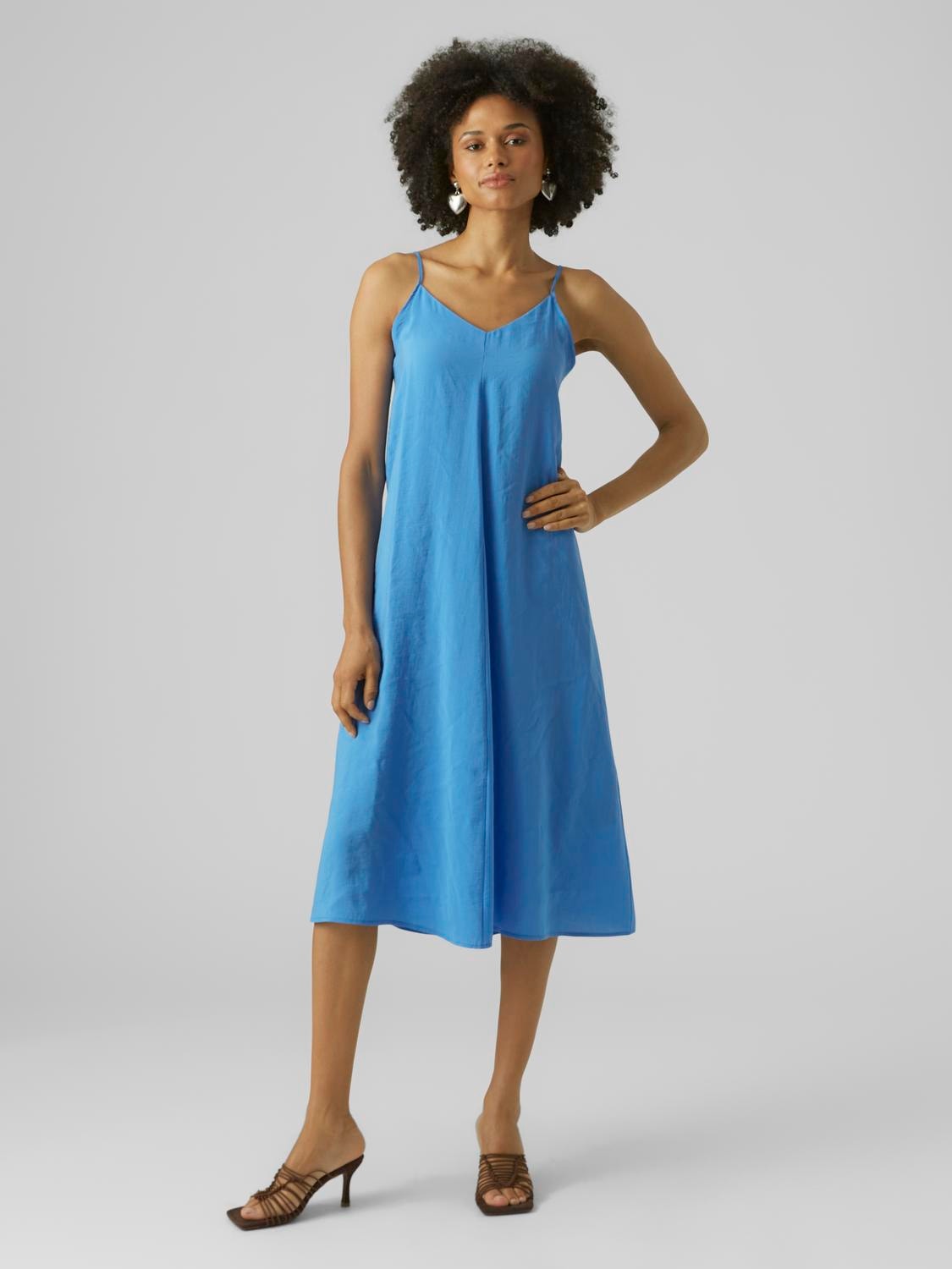 Patch Lauw echtgenoot Midi-jurk | Medium Turquoise | Vero Moda®