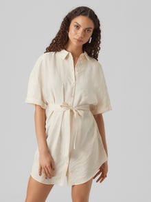 Vero Moda VMQUEENY Kort kjole -Birch - 10290467