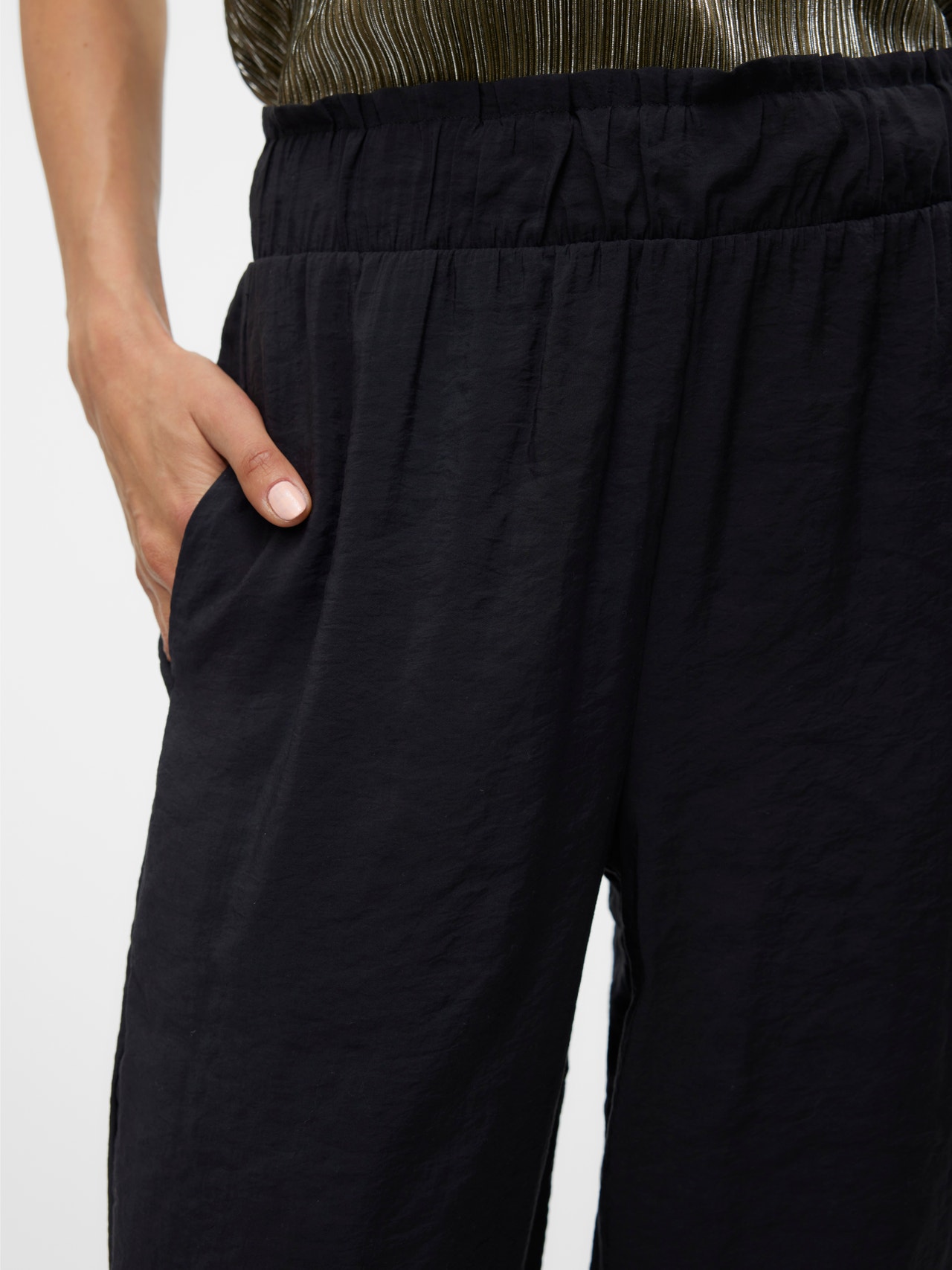 Vero Moda VMQUEENY Trousers -Black - 10290473