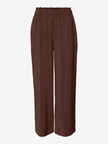 Vero Moda VMQUEENY Høyt snitt Bukser -Chicory Coffee - 10290473