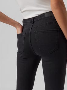 Vero Moda VMSOPHIA Hohe Taille Skinny Fit Jeans -Black Denim - 10290488