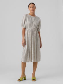 Vero Moda VMFAMA Long dress -Snow White - 10290496