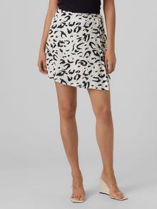 Vero Moda VMFERGIE Hohe Taille Kurzer Rock -Snow White - 10290521