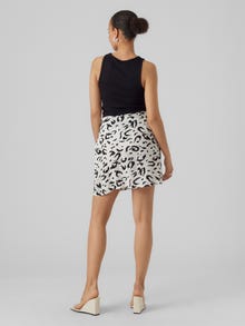 Vero Moda VMFERGIE Hohe Taille Kurzer Rock -Snow White - 10290521
