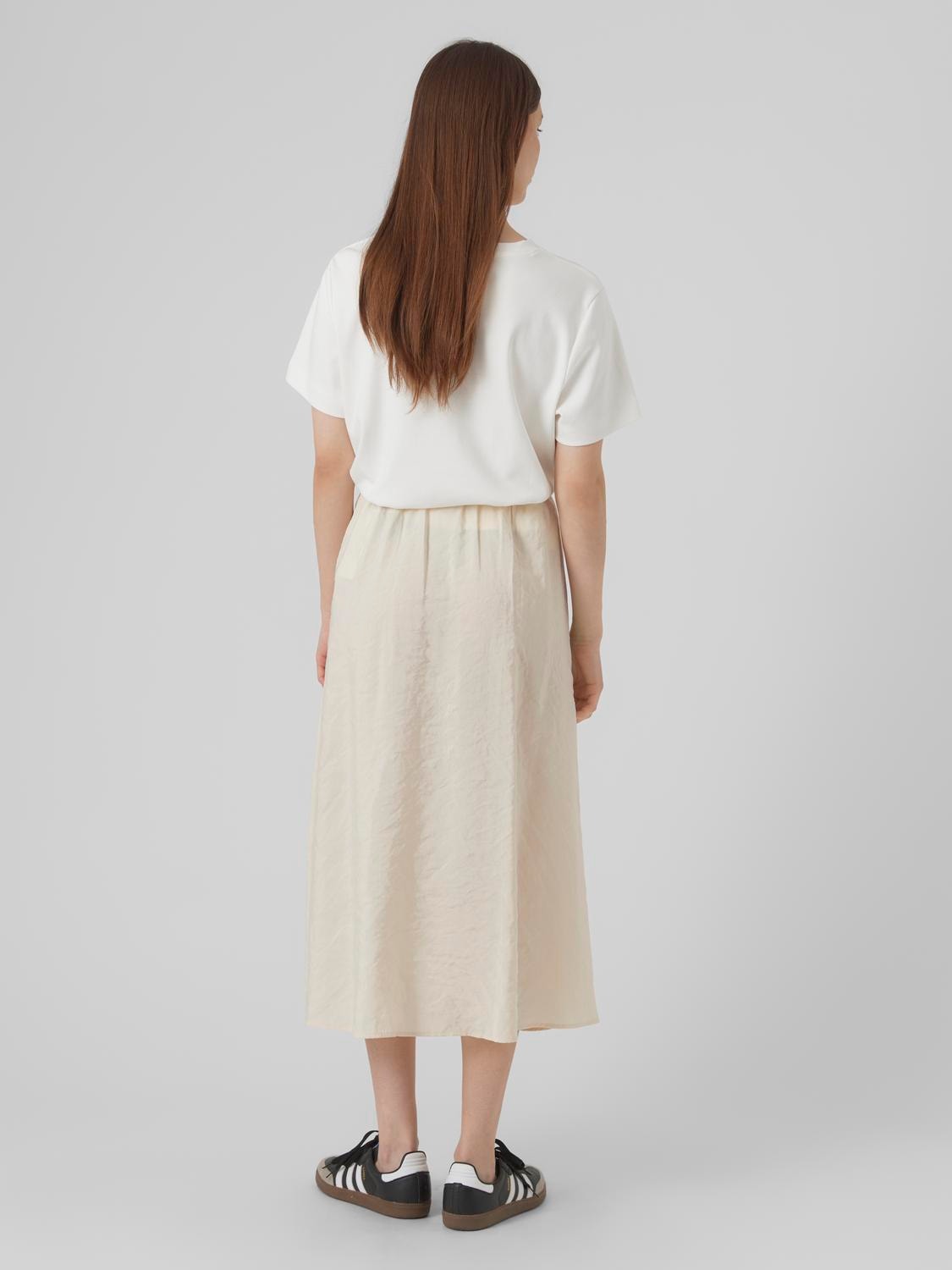 Vero Moda VMFLORENCE Long Skirt -Birch - 10290540