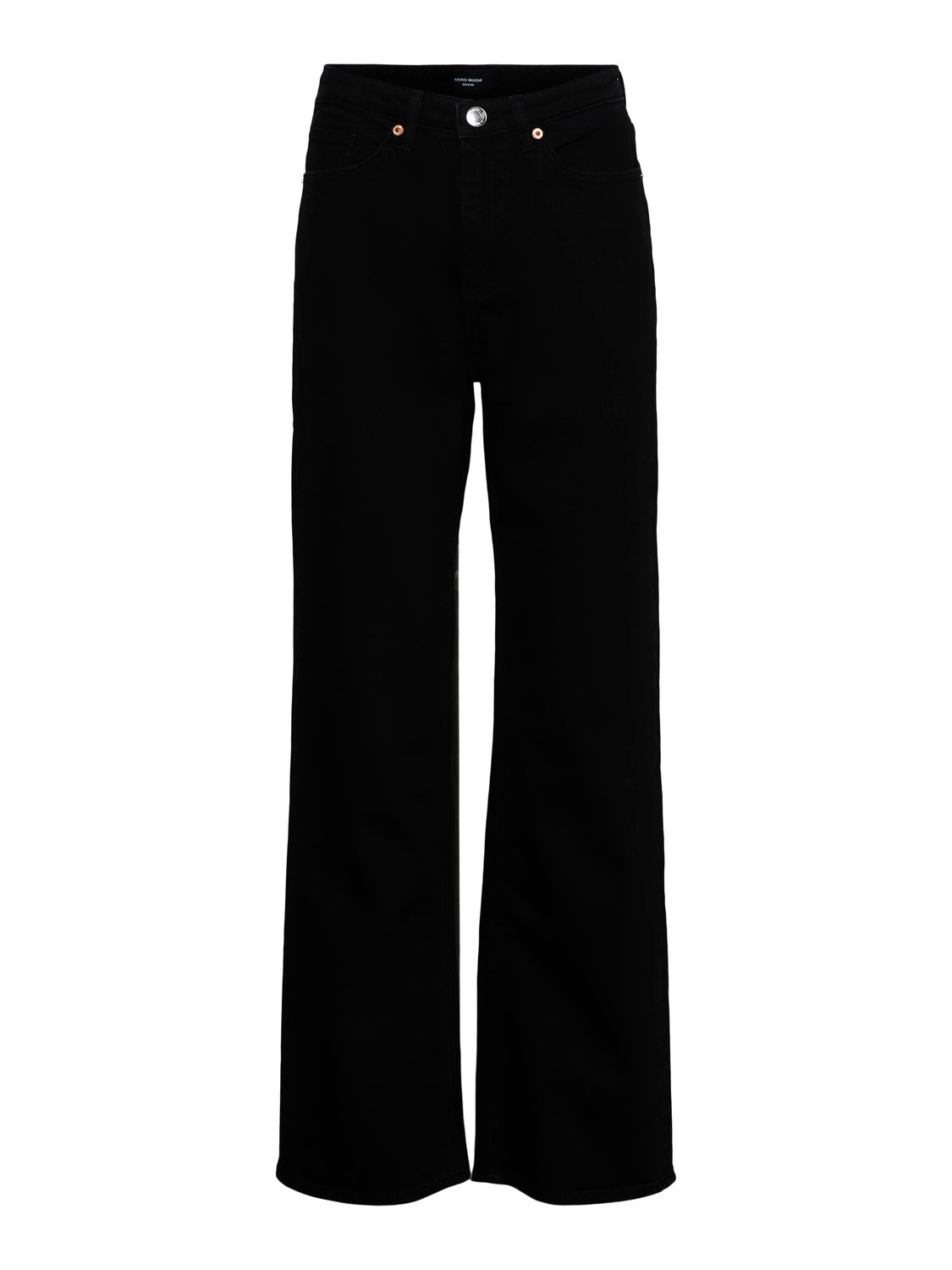 Vero Moda VMTESSA Wide Fit Jeans -Black - 10290541