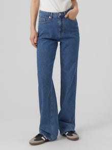Vero Moda VMTESSA Taille haute Wide Fit Jeans -Medium Blue Denim - 10290544