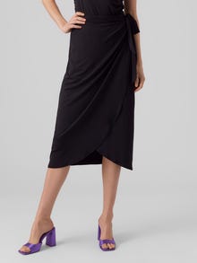 Vero Moda AWFRANCES Høj talje Lang nederdel -Black - 10290562