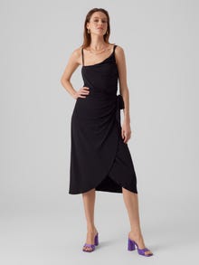 Vero Moda AWFRANCES Høj talje Lang nederdel -Black - 10290562
