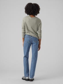 Vero Moda VMHAPPINESS Pull-overs -Light Grey Melange - 10290604
