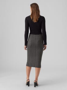 Vero Moda VMGOLDNEEDLE Normal talje Midinederdel -Black - 10290623