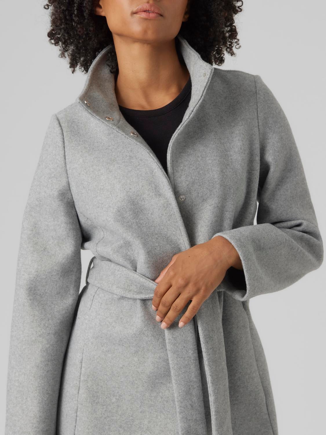 VMPOPALLY Coat | Light Grey | Vero Moda®