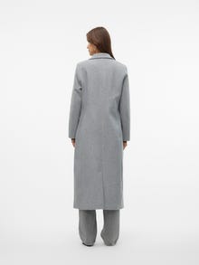 Vero Moda VMVINCEMILAN Mantel -Light Grey Melange - 10290651