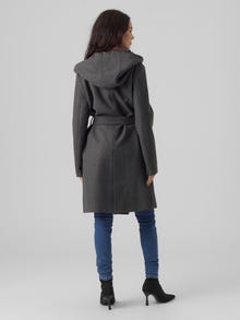 Vero Moda VMVINCEFIONA Coat -Dark Grey Melange - 10290662