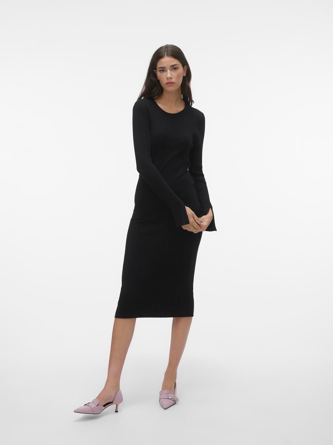 Vero Moda VMGOLD Lange jurk -Black - 10290663