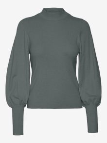 Vero Moda VMHOLLYKARISPUFF Sweter -Balsam Green - 10290671