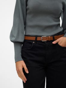 Vero Moda VMHOLLYKARISPUFF Sweter -Balsam Green - 10290671