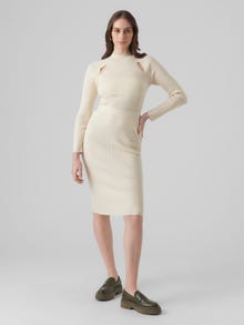 Vero Moda VMKARIS High waist Midi skirt -Birch - 10290677