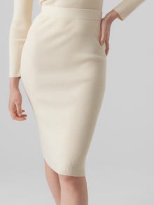 Vero Moda VMKARIS High waist Midi skirt -Birch - 10290677